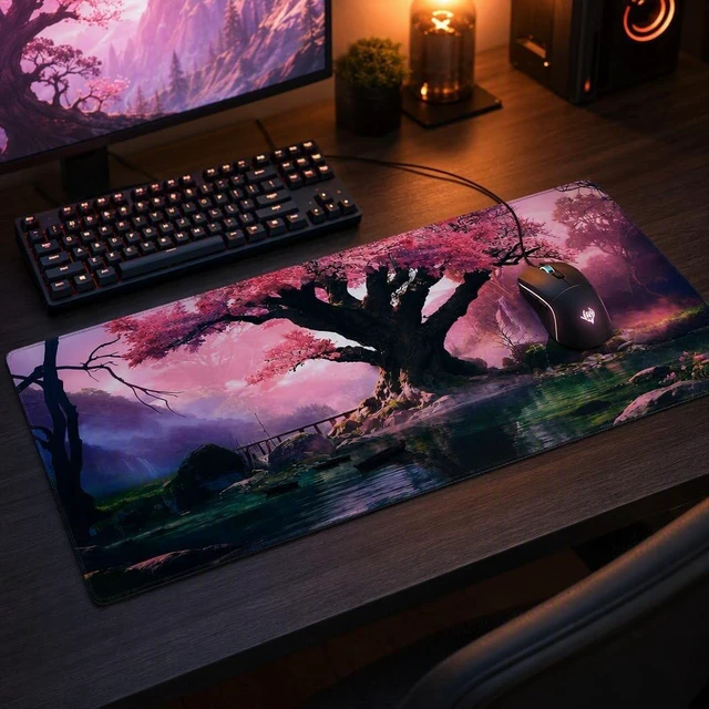 Main image of DC Extra Large Gaming Mouse Pad Desk Mat for Keyboard and Mouse Desk Pad