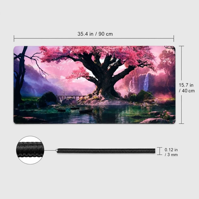 Alt view image 2 of 7 - DC Extra Large Gaming Mouse Pad Desk Mat for Keyboard and Mouse Desk Pad