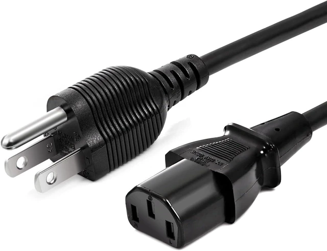 Main image of Chanzon UL Listed Monitor Power Cord 10ft Personal Computer PC 10A 125V