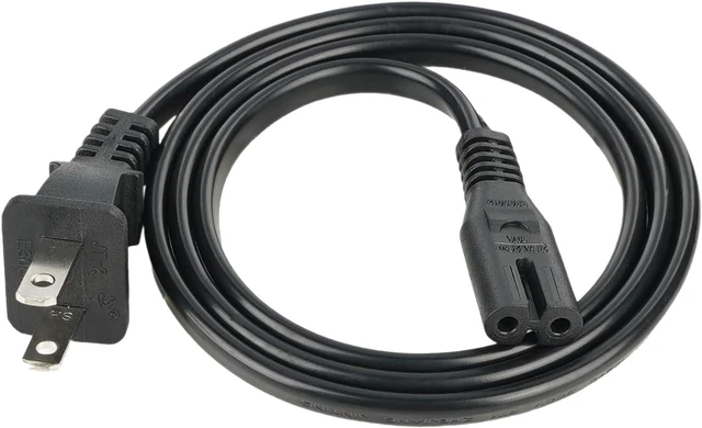 Alt view image 4 of 7 - Power Cord for Xbox Series S/X Xbox One S/X PS5/PS4/PS3 Slim