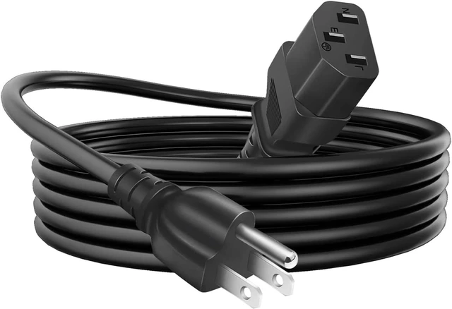 Main image of 10FT AC Power Cord for ION Block Rocker ION Pathfinder 2 3 4 280 320 ION Taiater Speakers ION Total Pa Supreme/Premier Monster Rockin Rolle 2 3 4 360 Universal 3 Prong Charging Cable Replacement