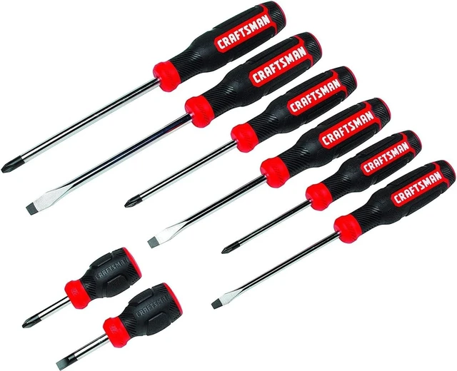 Main image of Screwdriver Set Bi-Material 8 Piece Set (CMHT65075N)