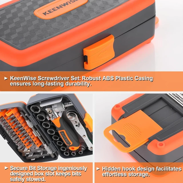 Alt view image 5 of 7 - Ratcheting Screwdriver Set: 38-in-1 Ratchet Screwdriver Tools Versatile Magnetic Tools for Mechanics and DIY Enthusiasts (2880A)