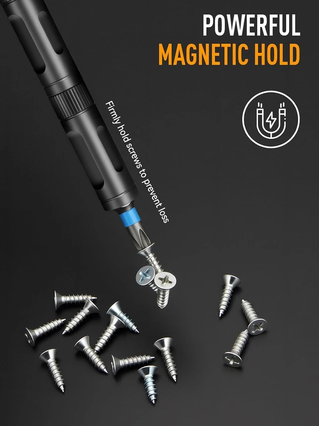 Alt view image 5 of 7 - 68 IN 1 Magnetic Ratchet Screwdriver Set with Detachable T Handle