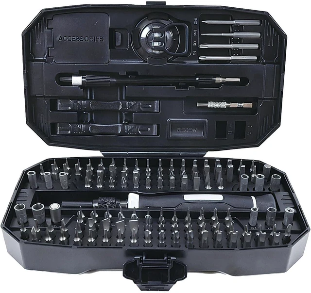 Main image of Small Precision Screwdriver Set 152 in 1 Mini Magnetic Screwdriver Set with Torx for Electronic Watches Laptop Computers Smartphones PS5 Drones Jewelers Glasses