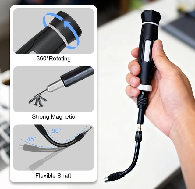 Alt view image 6 of 7 - Small Precision Screwdriver Set 152 in 1 Mini Magnetic Screwdriver Set with Torx for Electronic Watches Laptop Computers Smartphones PS5 Drones Jewelers Glasses