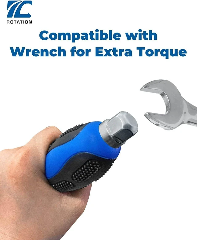 Alt view image 3 of 7 - 12pc Magnetic Screwdriver Set with Go-Thru Steel Blades