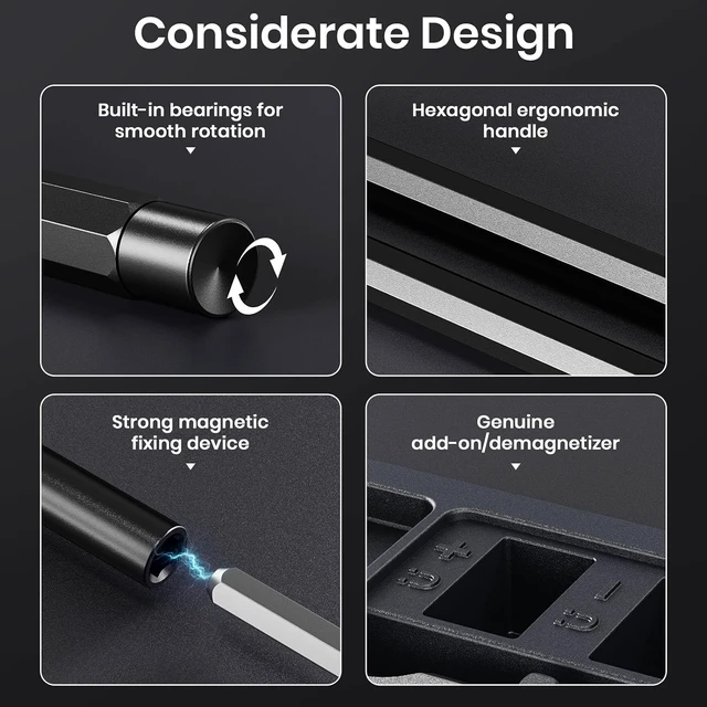 Alt view image 3 of 7 - 38-in-1 Precision Screwdriver Set Mini Professional Tiny Repair Tool Kit for Phone Computer Watch Laptop PS5 Xbox Switch Macbook Ring Doorbell Eyeglass Electronic Gifts Gadgets for Men