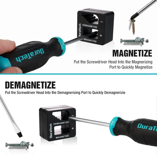Alt view image 4 of 7 - 12-Piece Magnetic Screwdriver Set S2 Alloy Steel Screwdriver Set