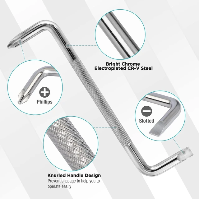 Alt view image 5 of 7 - 12-Piece Magnetic Screwdriver Set S2 Alloy Steel Screwdriver Set