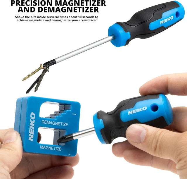 Alt view image 4 of 7 - 01379A Master Screwdriver Set 32 Piece Magnetic Precision Screwdrivers Phillips Flathead Slotted and Torx Drivers Includes Magnetizer and Demagnetizer Small Magnetic Screwdrivers