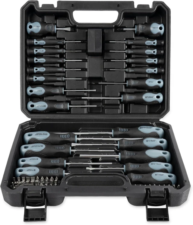 Main image of TEMPEST 66-Piece Magnetic Screwdriver Set Household Tool Kit with CR-V Steel Precision & Full-Size Drivers Magnetizer & Demagnetizer Durable Storage Case for DIY Repairs Furniture & Appliances