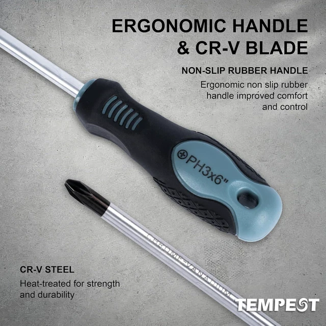 Alt view image 5 of 7 - TEMPEST 66-Piece Magnetic Screwdriver Set Household Tool Kit with CR-V Steel Precision & Full-Size Drivers Magnetizer & Demagnetizer Durable Storage Case for DIY Repairs Furniture & Appliances