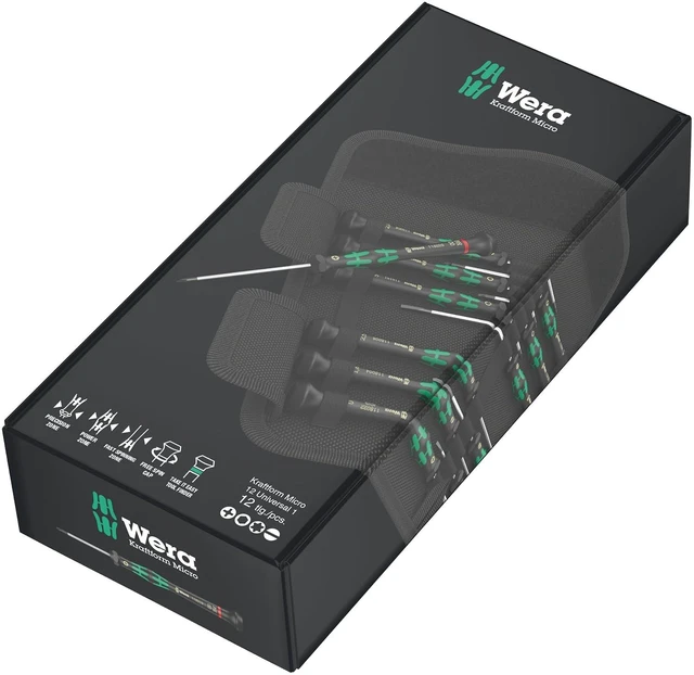 Alt view image 3 of 7 - 05073675001 Kraftform Micro-Set/12 Sb 1 Screwdriver Set