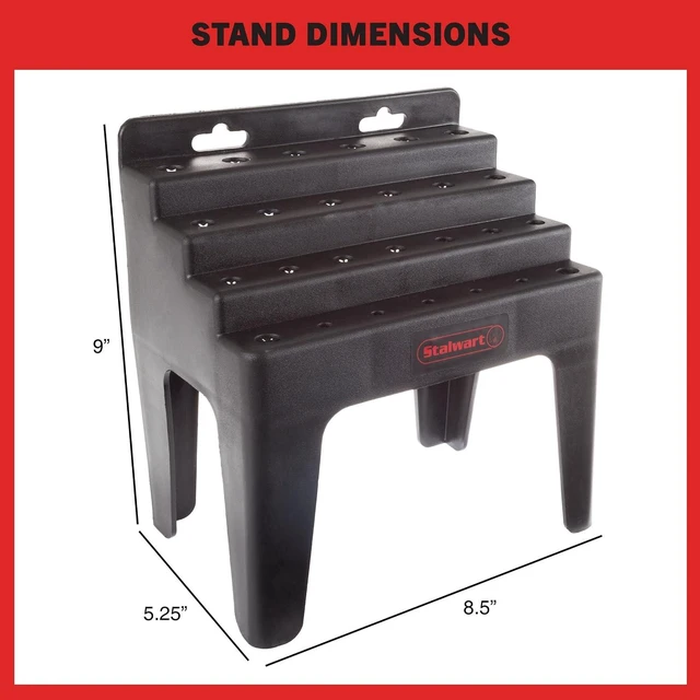 Alt view image 7 of 7 - 26-Piece Screwdriver Set with Wall Mount Stand and Magnetic Tips - Phillips Slotted Pz and Star Screw Tips by (Black)