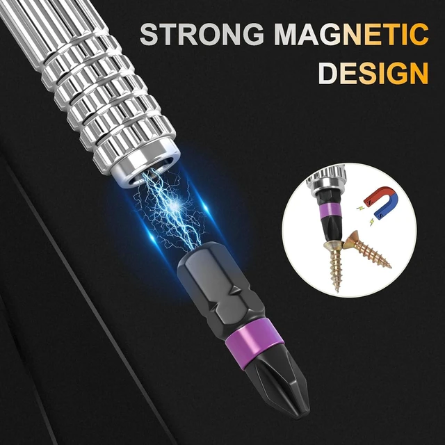 Alt view image 5 of 7 - 40 in 1 Magnetic Ratchet Screwdriver Set Multi Bit Magnetic Ratcheting Screwdriver Set with Detachable Ratchet Handle Repair Tool Kit for Computer Bicycle Furniture DIY