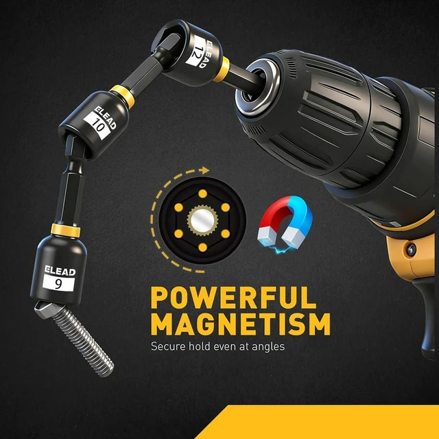 Alt view image 5 of 7 - 46 in 1 Magnetic Ratchet Screwdriver Set Multi-Bit Screwdriver Kit Nut Driver Set Detachable Ratchet Handle with Storage Case Repair Tool Kit for Furniture Computer Bicycle