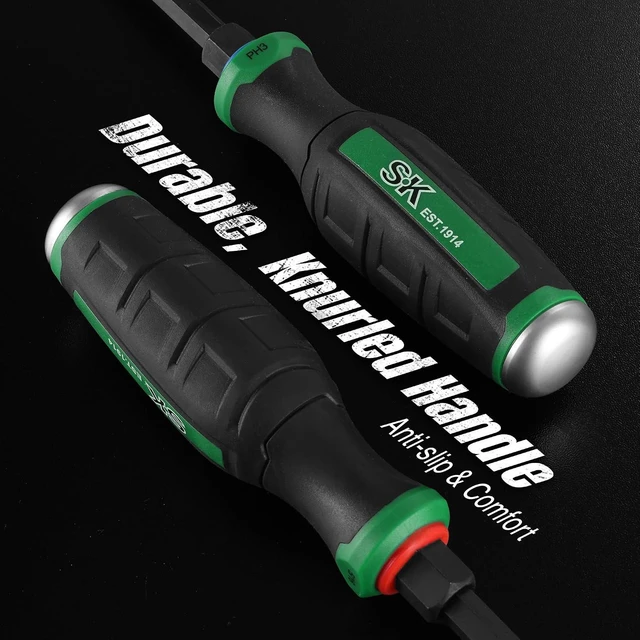 Alt view image 7 of 7 - 8-Piece Screwdriver Set Heavy Duty Demolition Screwdriver S2 Steel