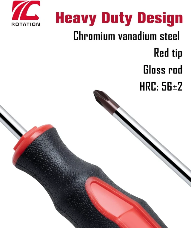 Alt view image 4 of 6 - 8pc Magnetic Screwdrivers Set 4 Phillips and 4 Slotted Tips