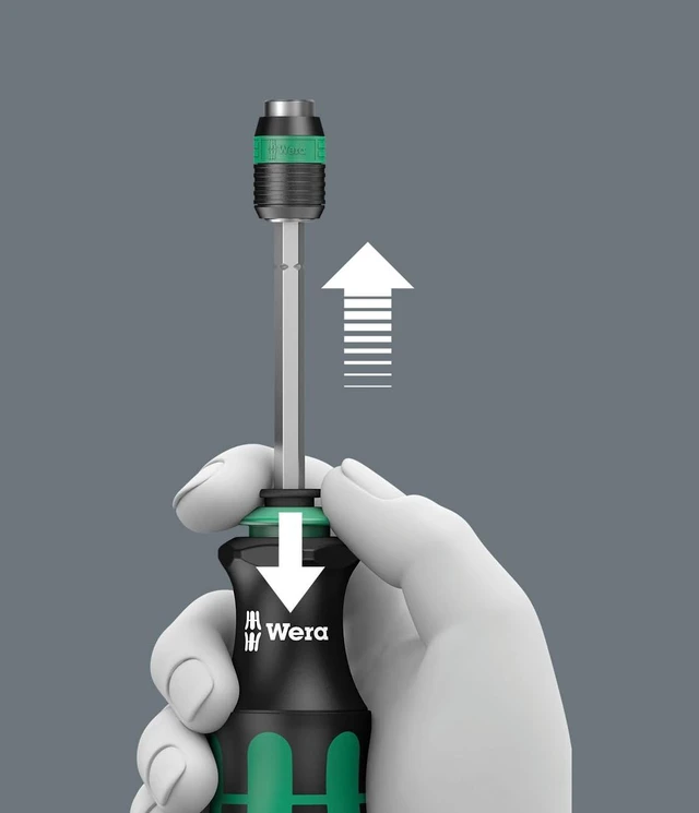 Alt view image 7 of 7 - KK 26 7-In-1 Bitholding Screwdriver with Removable Bayonet Blade (SL/PH/SQ)