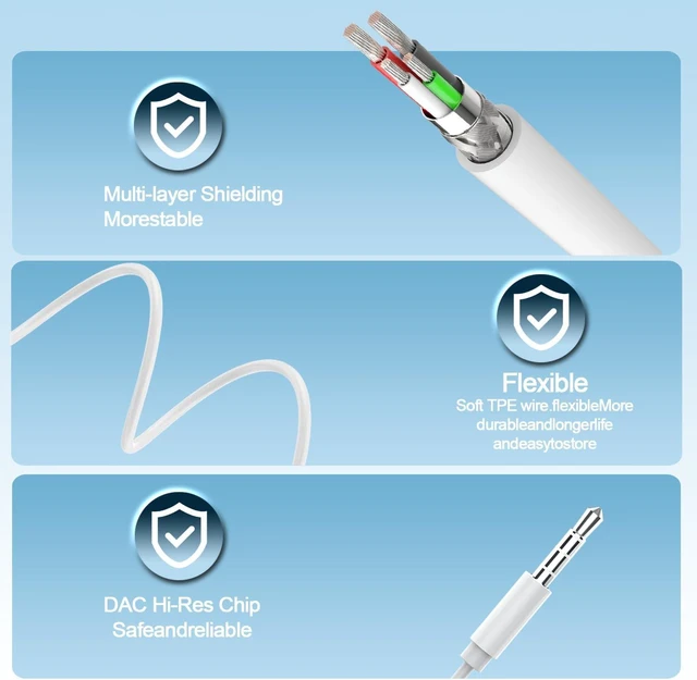 Alt view image 3 of 7 - 2 Pack Wired iPhone Earbuds/Wired Headphones with 3.5mm Jack Earphones