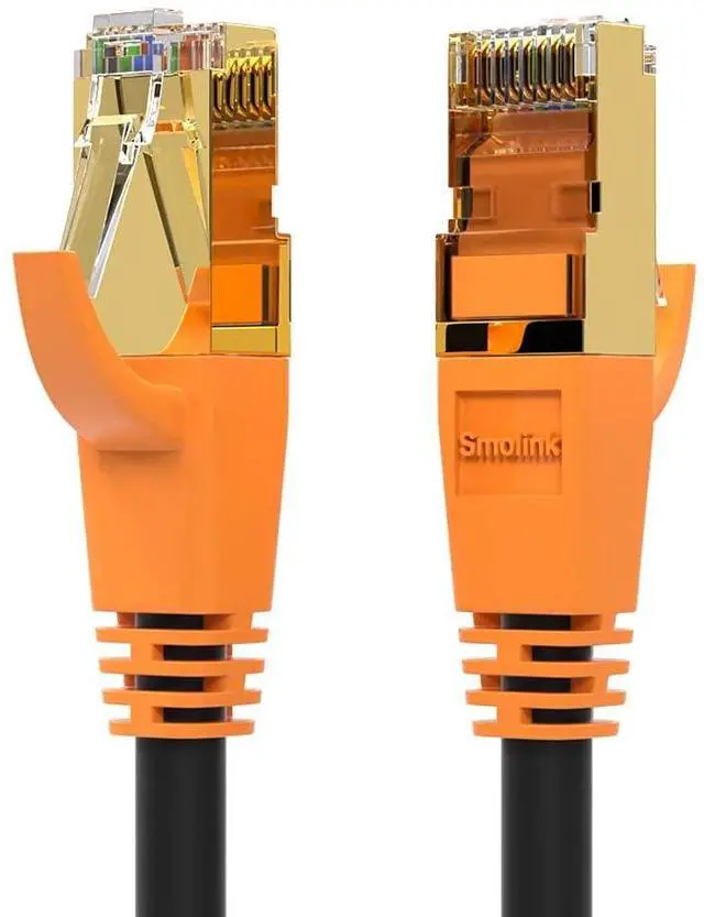Main image of Smolink Cat 8 Ethernet Cable 25FT, 40Gbps High Speed LAN Cable | 2000MHz Shielded RJ45 Network Cable, Heavy Duty Patch Cord for Router, Modem, PC, Gaming Console, Indoor Outdoor