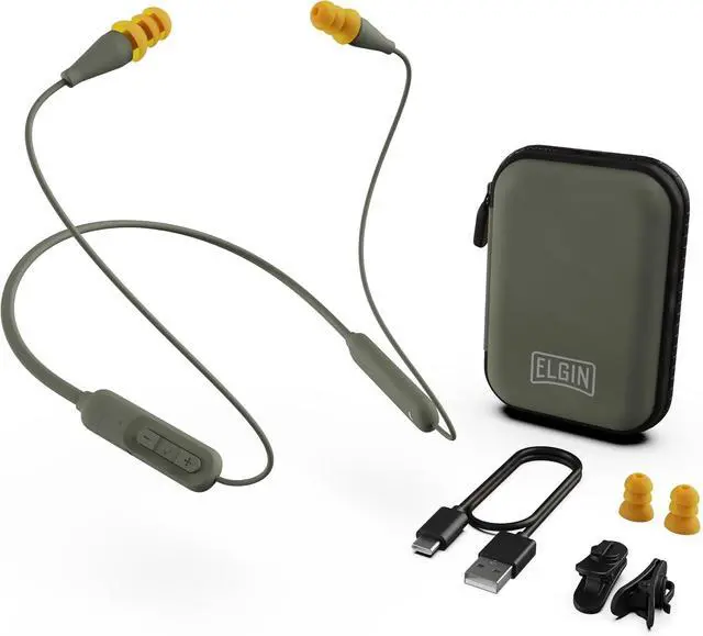 Main image of Elgin Discord Gen 2 Bluetooth Earplug Earbuds, Wireless Headphones | OSHA Compliant Noise-Isolating Safety, All-Weather Earphones for Industrial Work, and High-Noise Environments
