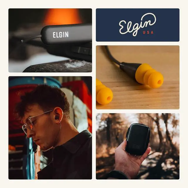 Alt view image 7 of 7 - Elgin Discord Gen 2 Bluetooth Earplug Earbuds, Wireless Headphones | OSHA Compliant Noise-Isolating Safety, All-Weather Earphones for Industrial Work, and High-Noise Environments
