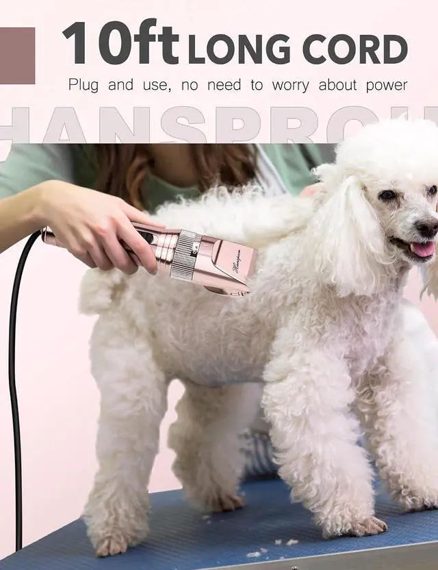 Alt view image 5 of 7 - Dog Clippers for Grooming,Upgraded 36V Heavy Duty Dog Clippers,Professional Pet Hair Trimmer for Thick Coat,Corded Pet Clipper with Guard Combs Brush