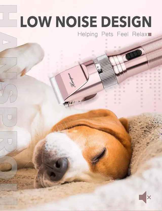 Alt view image 7 of 7 - Dog Clippers for Grooming,Upgraded 36V Heavy Duty Dog Clippers,Professional Pet Hair Trimmer for Thick Coat,Corded Pet Clipper with Guard Combs Brush