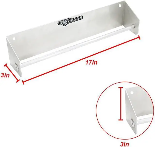 Alt view image 2 of 7 - Pit Posse PP3302 Trailer Garage Cabinet Organizer Kit- Made in USA - Work Station Cabinet, Tie Down Ratchet Strap Rack, and Cord/Hose Hanger - Mounting Hardware - Aluminum - 5 Year Warranty