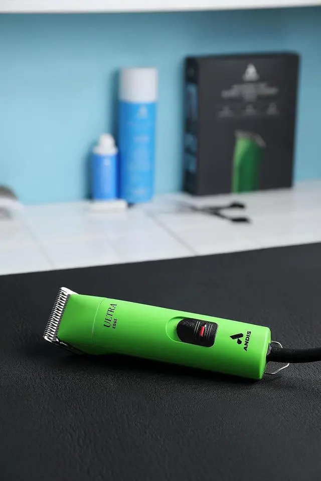 Alt view image 3 of 7 - Andis Professional UltraEdge Super 2-Speed Detachable Blade Dog/Pet Clipper | Rotary Motor with Shatter-Proof Housing, Runs Calm & Silent, 14-Inch Cord, For All Dog Coats & Breeds, 120 Volts, Green