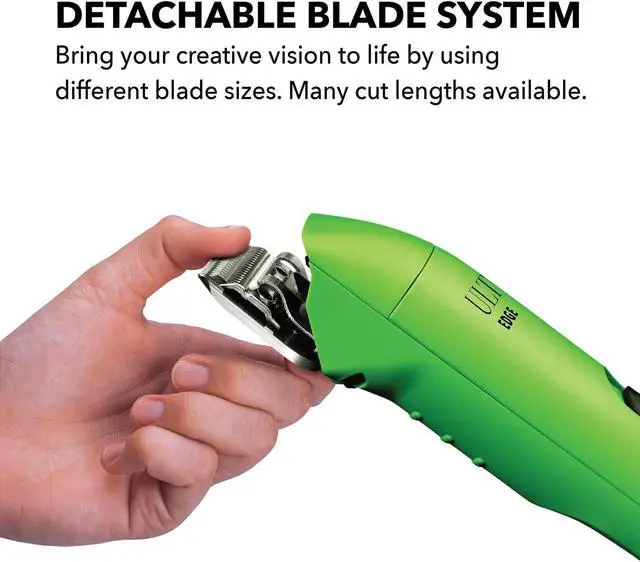 Alt view image 7 of 7 - Andis Professional UltraEdge Super 2-Speed Detachable Blade Dog/Pet Clipper | Rotary Motor with Shatter-Proof Housing, Runs Calm & Silent, 14-Inch Cord, For All Dog Coats & Breeds, 120 Volts, Green