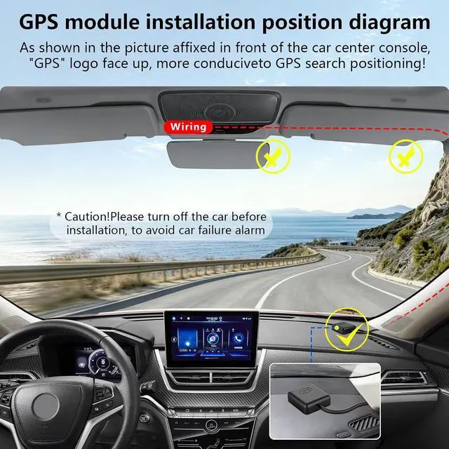 Alt view image 5 of 7 - Mangoal 4K Dash Cam Custom for Lexus RX 2023 2024 2025 2026 (Model C) | 350 350h 450h 500h Premium Luxury F Sport etc,OEM Look,UHD 2160P Video, Parking Mode, WiFi & App, GPS, 64GB Card