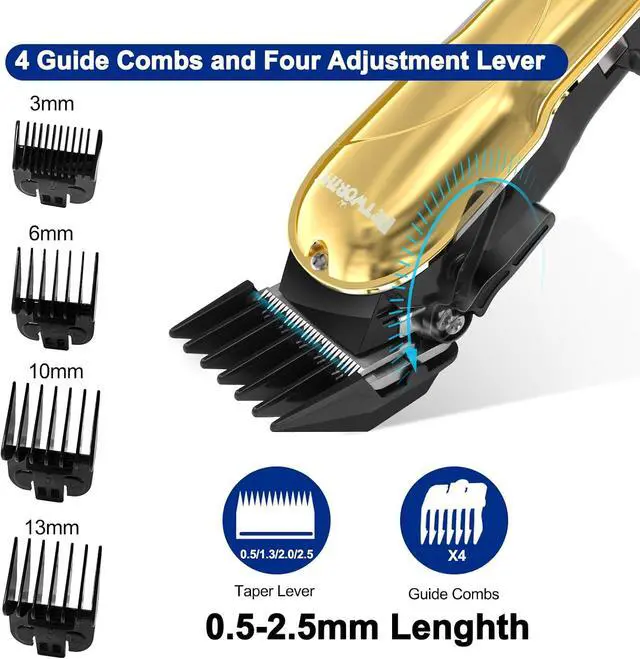 Alt view image 3 of 6 - Quiet Dog Grooming Kit - 2000mAh Dog Clippers for Heavy Thick Hair Coats, Waterproof Rechargeable Cordless Clippers, Safe and Easy to Clean Pet Grooming