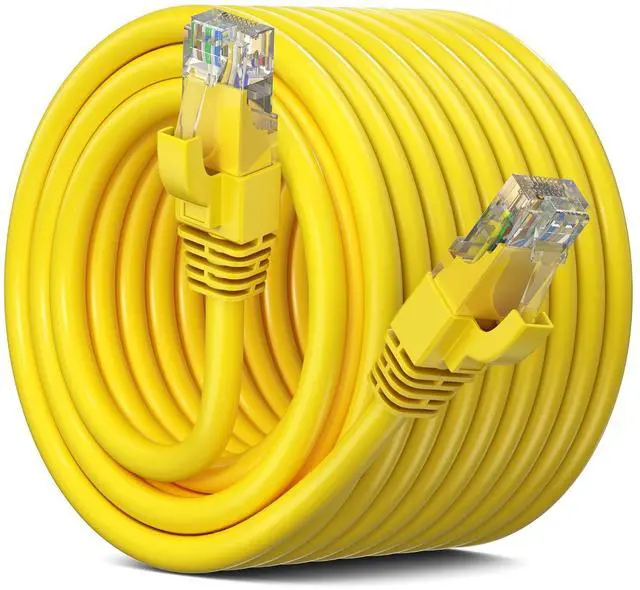 Main image of Maximm Cat6 Ethernet Cable Ft Yellow, 10Gbps 550MHz UTP Cord