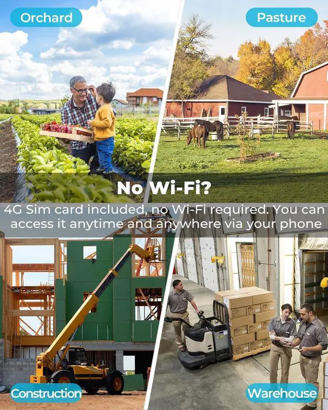 Alt view image 3 of 7 - GENBOLT 4G AOV Cellular Solar Security Camera Outdoor Wireless 15600mAh | 7/24 Recording,No WiFi,3MP*2,Easy to install,Battery Operated,Auto Tracking,AI Detection,Cloud Storage