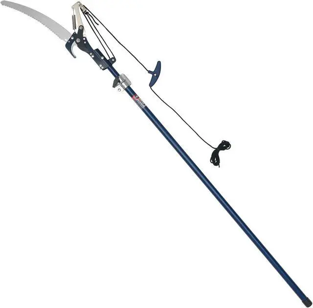 Main image of Spear & Jackson 4930FZ Razorsharp Telescopic Tree Pruner, Extendable Pole Handle for Removing High Branches, Sharp Saw Blade for Cutting Thick Limbs and Powerful Pull Cord Lopper for Light Trimming