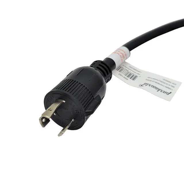 Alt view image 2 of 3 - Parkworld 886160 Splitter for PDU, 30 AMP Y Adapter Cord 3-Prong Twist Lock L6-30 Male Plug to (2) L6-30 Female Dual Receptacle, 10 Gauge