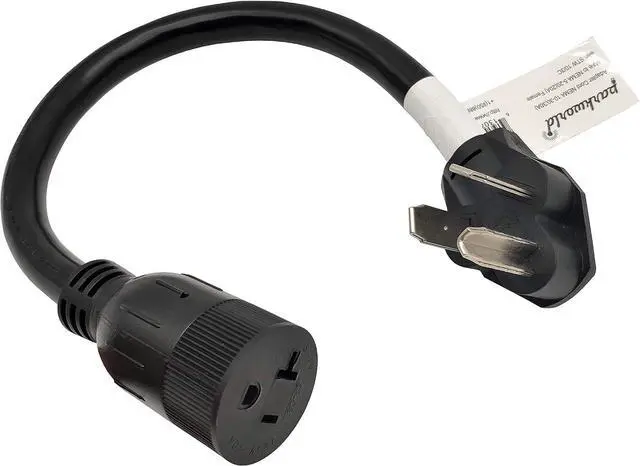 Main image of Parkworld 886344 Dryer 10-30 Plug Male to Household 5-15 (Generator 5-20) Receptacle Female Adapter Cord (ONLY Output 250 Volt)
