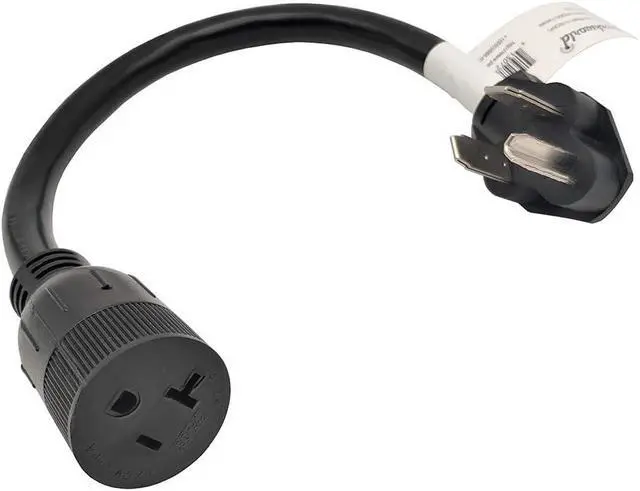 Alt view image 4 of 4 - Parkworld 886344 Dryer 10-30 Plug Male to Household 5-15 (Generator 5-20) Receptacle Female Adapter Cord (ONLY Output 250 Volt)