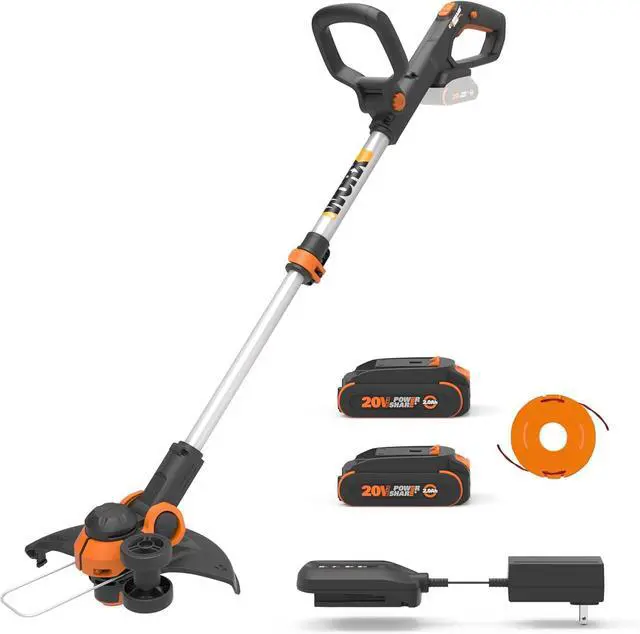 Main image of WORX 20V 12" 2-in-1 Cordless String Trimmer & Electric Lawn Edger, WG163 | Command Feed, Works for Lawn Weed Removal Tasks, 2 x 2.0Ah Batteries & Charger Included, PowerShare