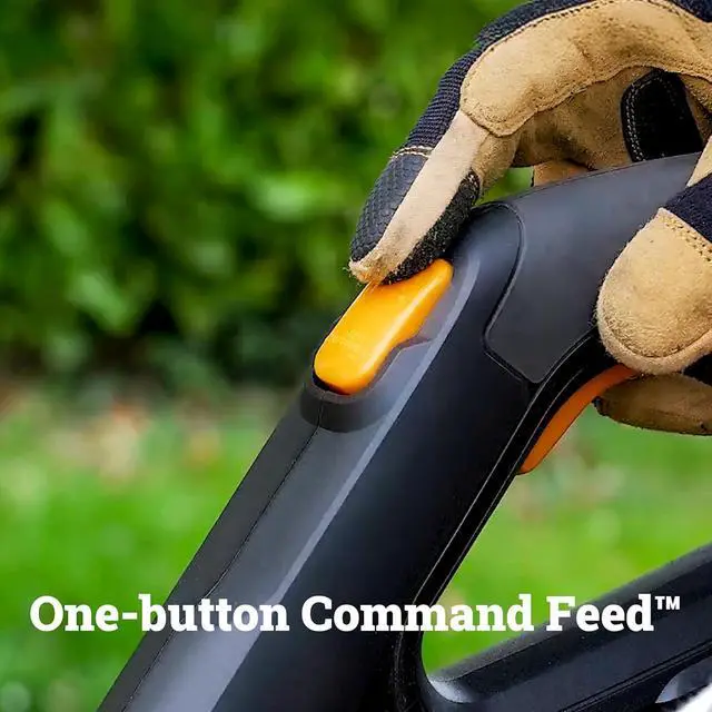 Alt view image 4 of 6 - WORX 20V 12" 2-in-1 Cordless String Trimmer & Electric Lawn Edger, WG163 | Command Feed, Works for Lawn Weed Removal Tasks, 2 x 2.0Ah Batteries & Charger Included, PowerShare