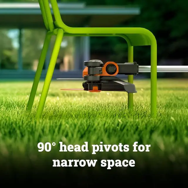 Alt view image 5 of 6 - WORX 20V 12" 2-in-1 Cordless String Trimmer & Electric Lawn Edger, WG163 | Command Feed, Works for Lawn Weed Removal Tasks, 2 x 2.0Ah Batteries & Charger Included, PowerShare