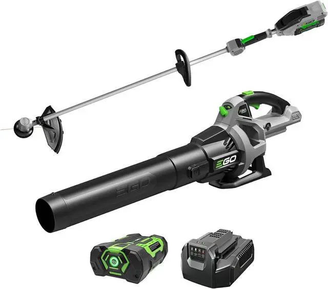 Main image of EGO Power+ 56-Volt 15" String Trimmer & 530 CFM Blower Combo Kit with 2.5Ah Battery and 210W Standard Charger, ST1502LB