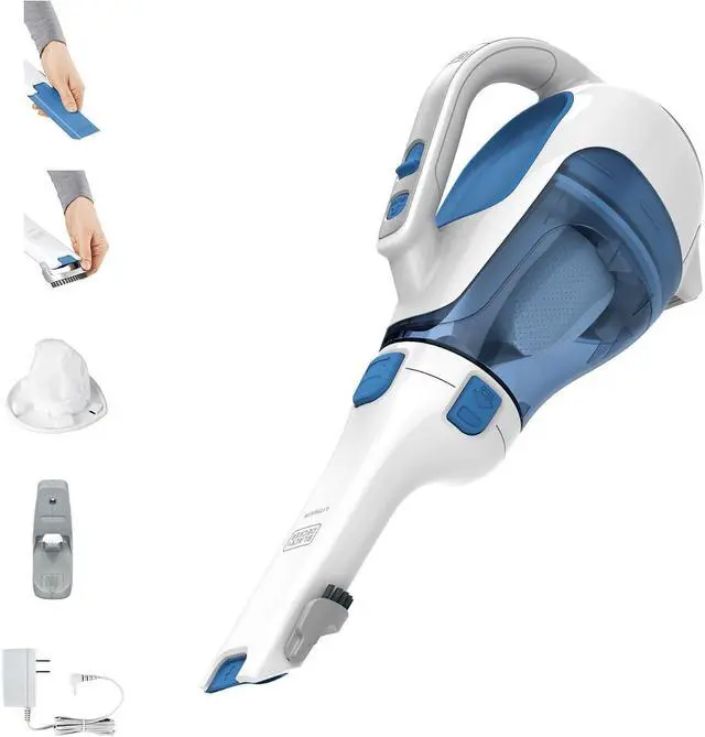 Main image of BLACK+DECKER dustbuster Handheld Vacuum, Cordless Car Vacuum Portable 12V, with Rotating and Extendable Nozzle (HHVI320JR02)