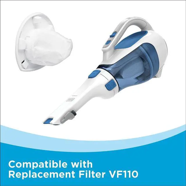 Alt view image 6 of 7 - BLACK+DECKER dustbuster Handheld Vacuum, Cordless Car Vacuum Portable 12V, with Rotating and Extendable Nozzle (HHVI320JR02)