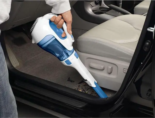 Alt view image 7 of 7 - BLACK+DECKER dustbuster Handheld Vacuum, Cordless Car Vacuum Portable 12V, with Rotating and Extendable Nozzle (HHVI320JR02)