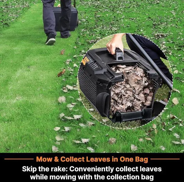 Alt view image 7 of 7 - LawnMaster CLM2413A Cordless 13-Inch Lawn Mower 24V Max with 2X4.0Ah Battery and a Charger