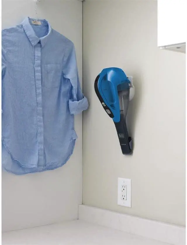 Alt view image 5 of 7 - BLACK+DECKER dustbuster AdvancedClean Cordless Handheld Vacuum, Home and Car Vacuum (HLVA315J22)